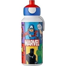 Mabeyn - Campus Içecek Şişesi, Su Şişesi, Okul Için Sızdırmaz Şişe, Tekrar Kullanılabilir, Bpa Içermez ve Bulaşık Makinesinde Yıkanabilir, 400 Ml, Avengers