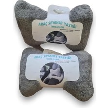 Mabeyn Kemik Boyun Yastık 2'li Gri