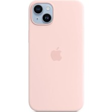 Mabeyn 14 Plus Için Magsafe Özellikli Silikon Kılıf - Puslu Pembe ​​​​​​​