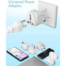 Mabeyn Amerikan, Ingiltere,, Hong Kong, Irlanda, Kıbrıs Seyahat Fişi Adaptörü Tip G Plug Adapter Üniversal 3 Pinli Ingiliz Fiş Tersi 1 Adet ES5150