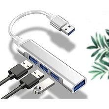 Mabeyn Plus Px-Typ5 Ultra Slim Gri USB Hub, 4 Port USB 3.0 Çoklayıcı, USB Çoklayıcı