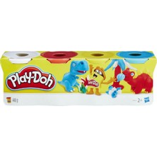 Hasbro Play Doh 4'lü Oyun Hamuru 448 gr Eğitici Oyun Seti ile Yaratıcılığı Geliştirir