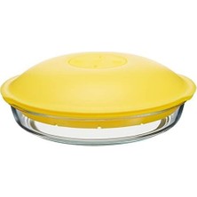 Mabeyn 59524T00 Buharda Pişirici, 28.5 x 27 x 9.5 Cm, Mikrodalgaya Uygun, Cam