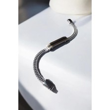 Luna Jewelry Erkek Gümüş Renk Royal Stride 316L Çelik Bileklik
