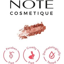 Mabeyn Baked Blusher 06 Hot Rose Işıltılı Fırınlanmış Toz Allık