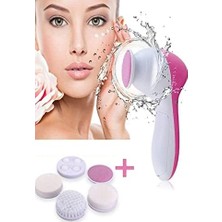 Mabeyn Pilli Yüz Cilt Temizleme Cihazı Siyah Nokta Peeling Fırça Seti Vücut Yüz Bakımı 5 In 1 Masaj Aleti