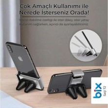Mabeyn Bix Saiji T2 Araç Içi Havalandırma Telefon Tutucu Gri