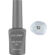 Mabeyn Inci Beyaz Kalıcı Oje 52-Yoğun Renk Veren Jel Oje 12 Ml-Nail Uv Gel Polish 52