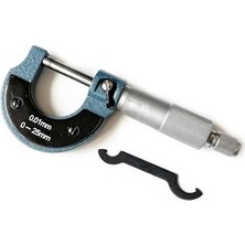 Mabeyn Mekanik Mikrometre 0-25MM 0.01MM Renkli