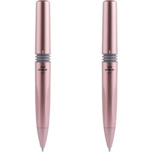 Mabeyn Bold Mekanık Kursun Kalem 07MM Metalık Roze 2lı Set
