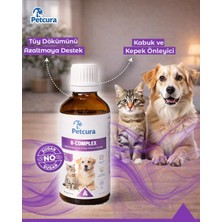 Petcura B Complex (Kediler ve Köpekler Için Enerji ve Genel Sağlık Destekleyici Damla)