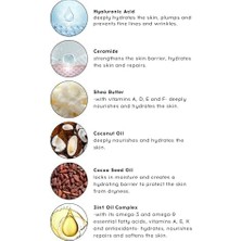 Mabeyn Cream Co. Nemlendirici Parlatıcı 3in1 Lip Balm, Dudak Bakım, Cupcake Rose Gülkurusu, Hyaluronik Asit Seramid