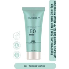 Mabeyn Akneli&yağlı Ciltler Leke Karşıtı Yüksek Koruyucu Yağsız SPF50 Uva/uvb Güneş Kremi 50 ml Black P.int