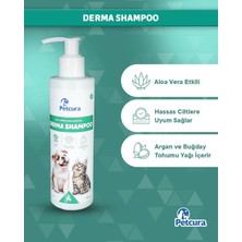 Petcura Evcil Hayvanlar Için Cilt Dostu Vitamin ve Doğal Yağ Destekli Derma Şampuan