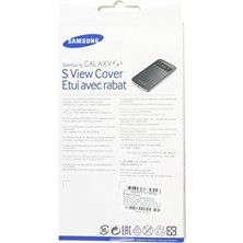 Mabeyn I9500 Galaxy S4 Orjinal S View Cover Kılıf - Koyu Mavi EF-CI950BLEGWW