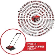 Mabeyn Akülü Kazıma/havalandırma Makinesi Gc-Sc 18/28 Li-Solo Power X- (18 V, 28 cm Çalışma Genişliği, Kömürsüz Motor, 12 Bıçaklı Bıçak Silindiri, Çift Yuva, Akü Dahil Değildir)