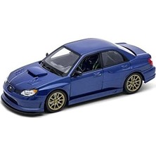 Mabeyn Welly Subaru Impreza Wrx Sti 1/24 Mavi Model Araba