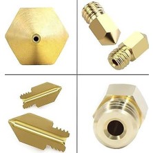 Mabeyn 3D Yazıcı Mk8 Extruder Nozzle 0.4mm 1.75MM