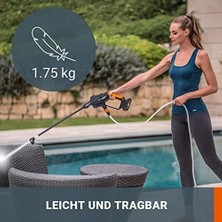 Mabeyn Worx WG620E.2 20VOLT 2.0AH. Li-Ion 24 Bar Basınçlı Yıkama Tabancası + 4 Parça Yıkama Seti