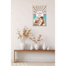 Mabeyn Kuşe Kağıt Duvar Posteri Nerede Bekleyeyim Sizi Retro DRTR0096