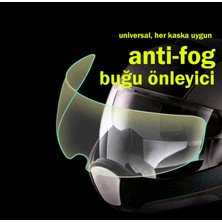 Jiekai Kask Vizör Buğu Önleyici Orta C1 Renk Seçeneği ile Etkili Koruma Sağlar