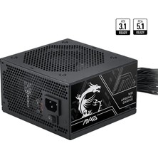 MSI Msı Psu Mag A750BN Pcıe5 Iıı Power Supply