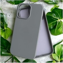 Mabeyn 15 Pro Uyumlu Kadife Iç Dokulu Lansman Kılıf – Ultra Koruma, Yumuşak Silikon Dış Yüzey, Şık Tasarım - Gri