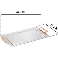 Mabeyn A1785-2 Gala Servis Tepsisi Rosagold