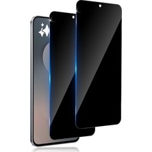 Mabeyn - Galaxy S25 Fe Için ile Uyumlu 5d Hayalet Gizli Tam Kaplama Siyah Renk Ekran Koruyucu Cam