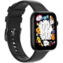 Mabeyn Hiwatch Neo Amoled Ekran ve Ios Uyumlu Sesli Görüşme Özellikli Akıllı Saat Siyah
