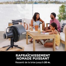 Mabeyn Flexbreeze Promist Taşınabilir Buharlı Fan – Iç ve Dış Mekan Uyumlu, Siyah FA300EU