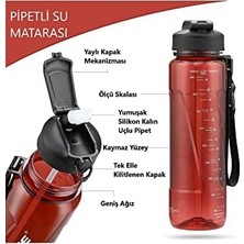 Mabeyn Uzspace Fiftyfifty Pipetli Mega Boy 1500ML Tritan Su Matarası Turkuaz