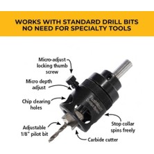 Mabeyn Flushmount Bohrer (9/16)