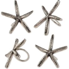 Mabeyn Jumbo Deep Sea Deniz Yıldızı 4'lü Peçete Halkası