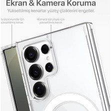 Mabeyn Galaxy S25 Ultra ile Uyumlu Kılıf Şeffaf Kamera Korumalı Uyumlu Telefon Kılıfı