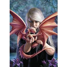 Mabeyn - 1000 Parça Anne Stokes Yetişkin Puzzle - Dragonkin - 39640