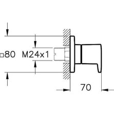 Mabeyn Root Square A4272974 Stop Valf, Soft Altın