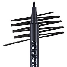 Mabeyn Ultra Thin Keçe Uçlu Mat Kalem Eyeliner 001 Black
