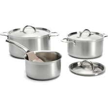 Mabeyn De Buyer Alchımy 6 Parçalı Paslanmaz Çelik Tencere Seti