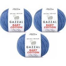 Gazzal Baby Cotton Amigurumi Ipi 50 Gr. 3 Adet 3431
