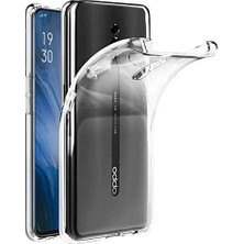 Mabeyn Oppo Reno 2 ile Uyumlu Kılıf Şeffaf Silikon Hibrit Renksiz