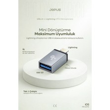 Jopus Iphone Lightning To USB 3.0 Otg Veri Aktarımı Otg Çevirici Dönüştürücü Adaptör