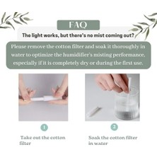 Mabeyn Manzara Temalı Hava Nemlendirici, 320ML Su Kapasitesi, USB Girişli, Sessiz Çalışma, Taşınabilir ve Dekoratif Tasarım (Kaktüs)