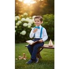 Balgüneş Erkek Çocuk Pantolon Askısı ve Papyon Seti