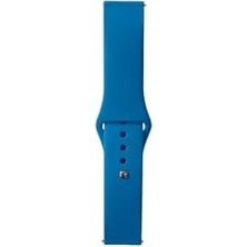 Mabeyn (5079) Mavi Band Serisi 20MM Klasik Kordon Silikon Strap Kayış-Mavi Gt2 42MM ile Uyumlu