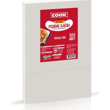 Mabeyn Cook Edt Kesilmiş Beyaz Pişirme Kağıdı, 40 x 60 Cm, 500 Yaprak