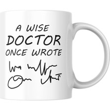 Mabeyn Doktor Baskılı Kupa Bardak Komik Yazılı Esprili Hediyelik Çay Kahve Kupası