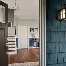 Mabeyn Camelot Tek Silindir Tutma Kolu ve Sol El Vurgulu Kol, Antik Pirinç (F60 Cam 609 Acc Lh)