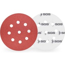 Mabeyn Sgs Cırtlı Zımpara Ao, 225 Mm, 80 Kum, 8+1 Delikli, 10 Adet