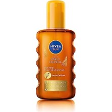 Mabeyn Sun Karoten Özlü Yoğun Bronzlaştırıcı Güneş Vücut Sprey 200ML, E Vitamini, Uzun Süreli Bronzluk, Spf6